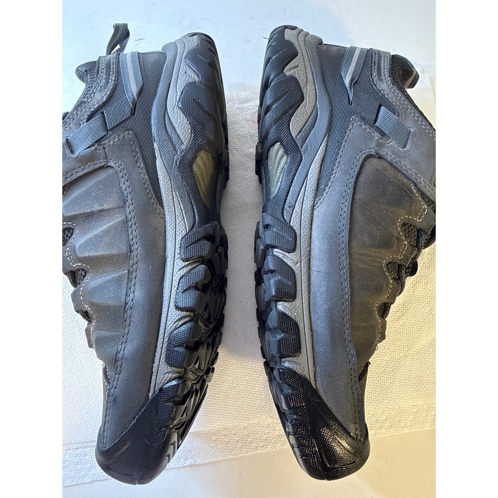 Keen Targhee III Waterproof Hiking Shoes Mens 10 Gray Black Low Trail 1017785 - Picture 3 of 12